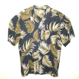 MONTEGO Joe Men's sz XL Palm Leaf Shirt